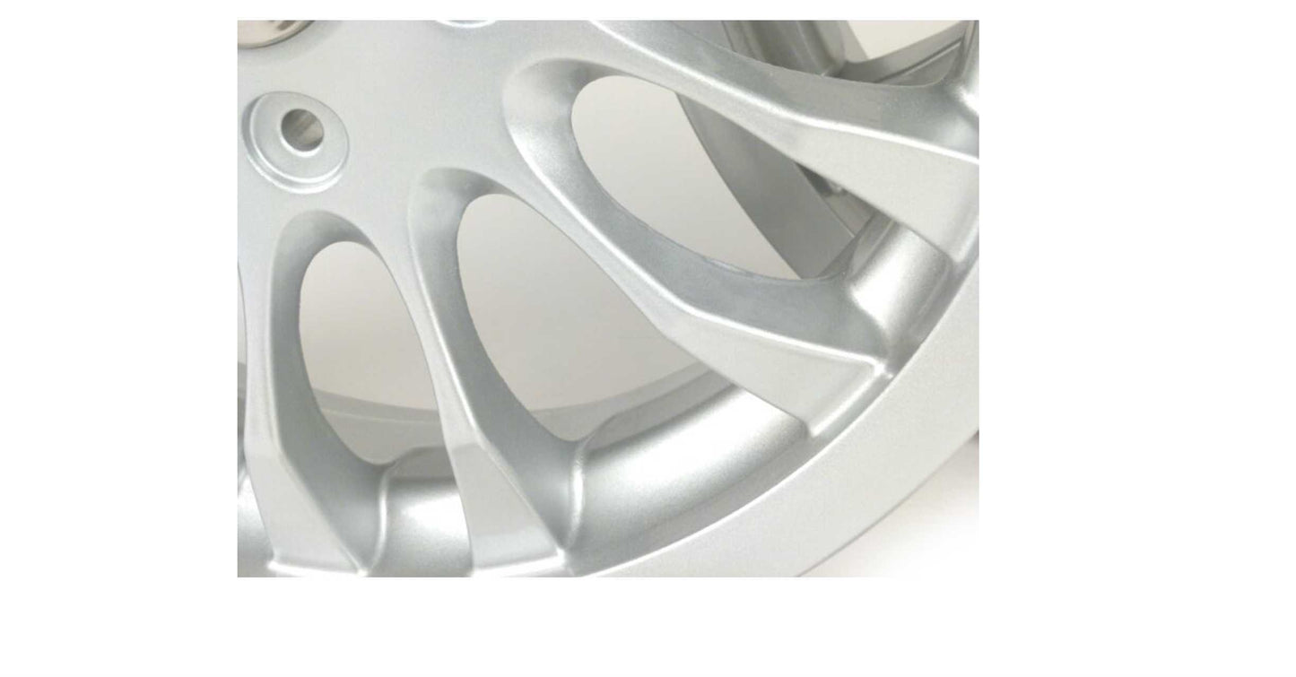 Pair of wheel rims including conversion kit PIAGGIO silver grey | Vespa GT/GTS/ GTV/GTL 125-300cc Piaggio  Falan Parts