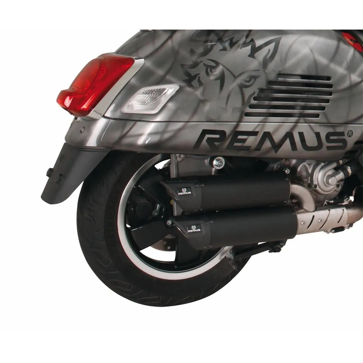 Racing Exhaust REMUS Dual Flow | Vespa GTS Models i.e. 125-300cc (-`16) Remus 665.95 Falan Parts