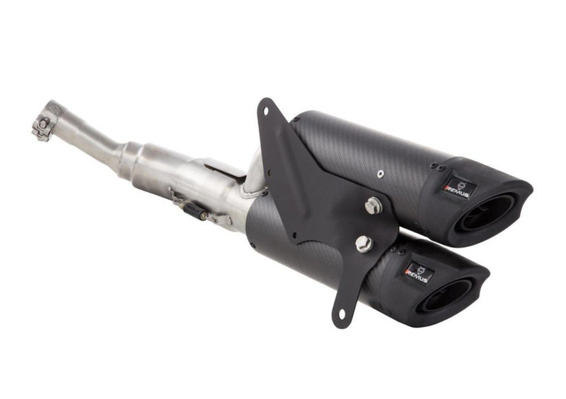 Racing Exhaust REMUS Dual Flow Carbon | Vespa GTS Models 300cc (`16-`18) E4 Remus 865.95 Falan Parts