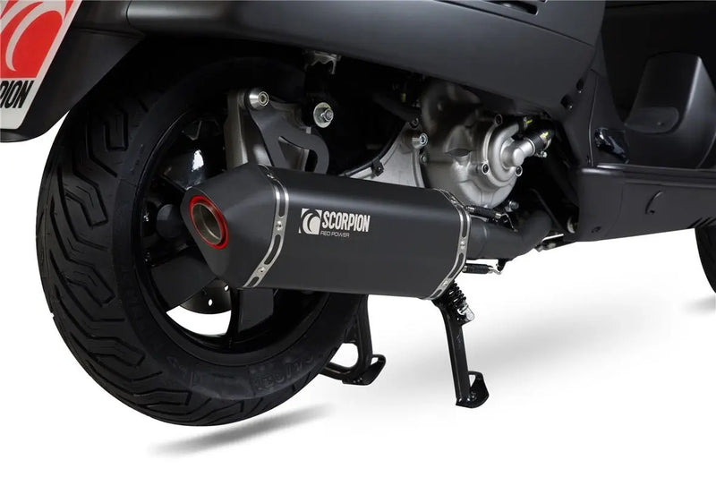 Racing Exhaust SCORPION "Red Power" Black Edition | Vespa GTS 125-300 (-'16) Scorpion 518.95 Falan Parts