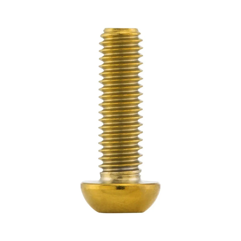 Screw M6x20 mm | round head | Titanium Gold | brake disc | Vespa Models 5-10 Pack SIP 37.33 Falan Parts
