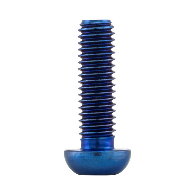 Screw M6x20 mm |round head |titanium blue |brake disc |Vespa Models 5-10 Pack Falan Parts 37.09 Falan Parts