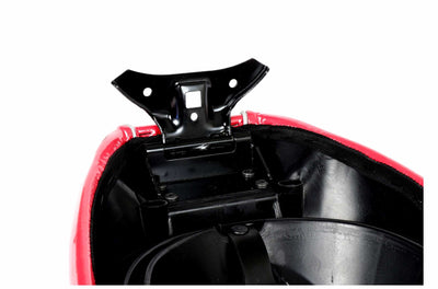 Seat NISA Deluxe Black White Red | Vespa GT/GTS/GTV 125-300 i.e. (-2014) NISA  Falan Parts