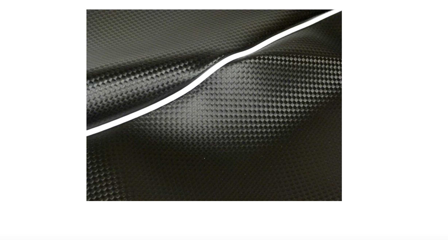 Seat cover XTREME black carbon style | Vespa GTS/GT/ GTV 125-300cc XTREME  Falan Parts