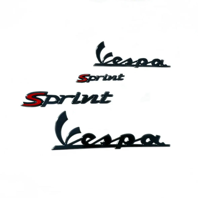Smoke Logo Set 4 Piece | Vespa Sprint 50-150cc CVS 34.95 Falan Parts
