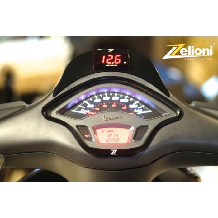 Speedometer Cover ZELIONI Black | Vespa Sprint 50-150ccm 2T /4T Zelioni 116.80 Falan Parts