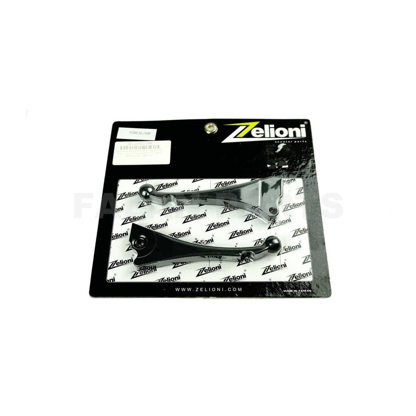Sport Lever Set ZELIONI Shorty 3D Black | Vespa LX/LXV/S /Primavera/Sprint 50-150 Zelioni 84.35 Falan Parts